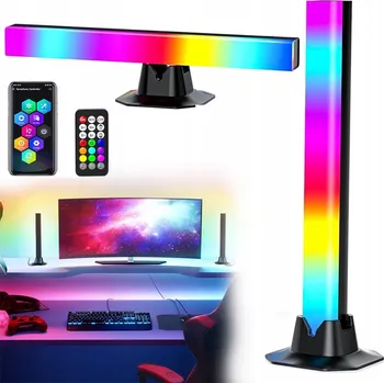 Lampička 2 KS LED STOLNÍ LAMPA RGB BLUETOOTH 9*32 CM 8 DYNAMICKÝCH REŽIMŮ