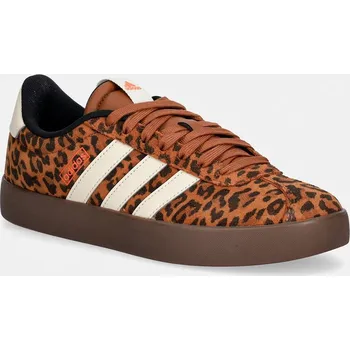 Dámská obuv Semišové tenisky adidas VL Court 3.0 KK4668 hnědá 88X, EUR 39 1/3