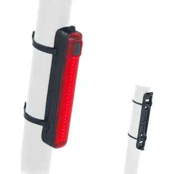 Cyklosvítilna AUTHOR Světlo zad. Stake L 8M USB 30 lm R (černá/červené-sklo)