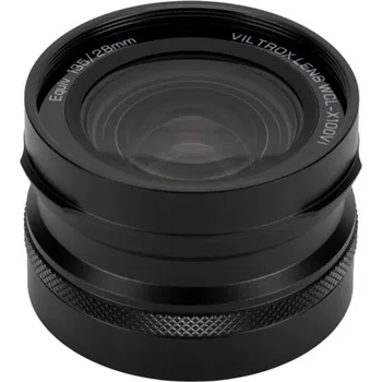 VILTROX WCL-X100VI širokoúhlá předsádka 0,8x pro Fujifilm X100V/X100VI stříbrná