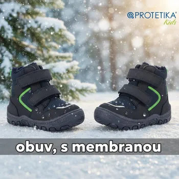 Chlapecké tenisky Protetika - zimní boty s membránou PRO-TEX BAGSY jeans - zateplené TOP AKCE Veľkosť: 25