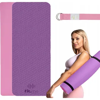 podložka na cvičení Podložka na cvičení Fit.Me 183 cm x 61 cm růžová