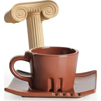 Keramický hrnek na kávu BosilunLife, 255,1 g/250 ml, vhodný objem, pohodlná rukojeť, šálek, na