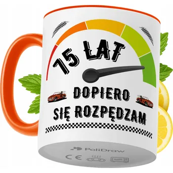 Hrnek Polidraw Hrnek Polidraw Narozeniny75 keramika 330 ml