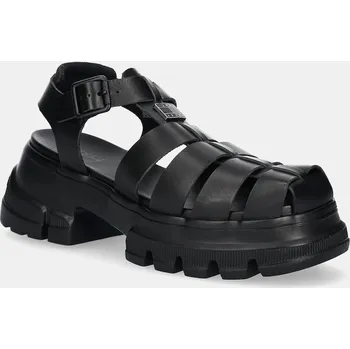 Dámské sandále Kožené sandály Tommy Jeans FISHERMAN SANDAL EN0EN02751 černá 99X, EUR 41