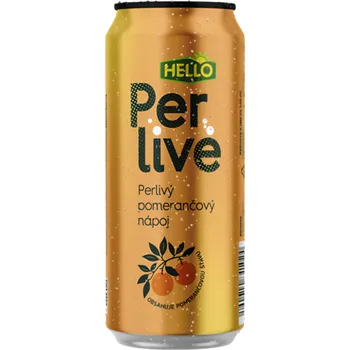 Limonáda Hello Perlivé pomeranč 330ml