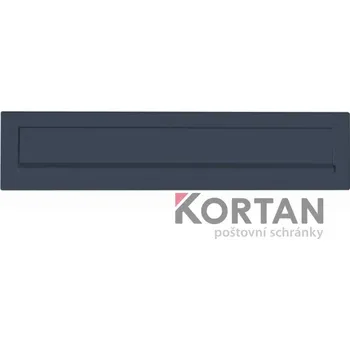 Poštovní schránka Dveřní vhoz s protikusem RAL 7035 - světle šedá