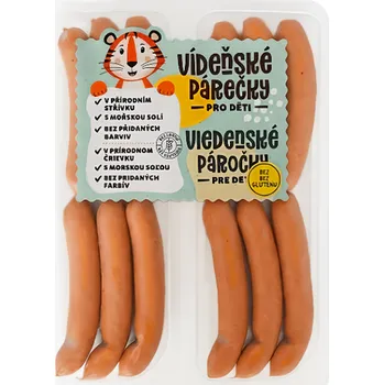Bilbo Vídeňské párky pro děti 300g