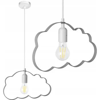 ZÁVĚSNÁ LAMPA STROPNÍ DEKORATIVNÍ OBLÁČEK LH2077-2 ŠEDÁ