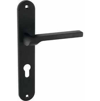 Luga II Dveřní kování, 72 mm, PZ, černé&nbsp;R4189011