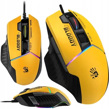 Myš Myš herní A4tech Bloody W95Max Sports Lime RGB USB