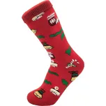 Pánské vánoční ponožky Aura Via SFV92 červená