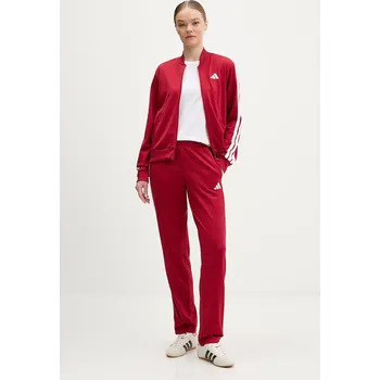 Dětská tepláková souprava adidas Essentials KB8158 burgundské 83X, vel. XXS