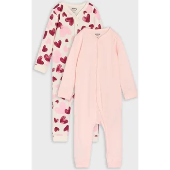 Sinsay - Sada 2&nbsp;kusů bavlněných overalů - krémová - 509GK-01X - 509GK-01X-62