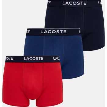 Boxerky Boxerky Lacoste 3-pack 5H1300 námořnická modř 59A, vel. XL