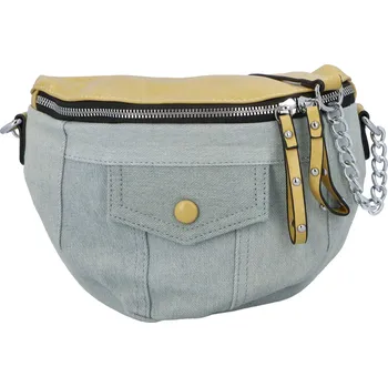 Outdoorové zavazadlo Retro jeansová ledvinka Roy4l, žlutá