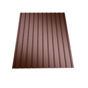 plechová krytina BILKA Trapézový plech T12 910 x 2000 x 0,3 mm hnědá (RAL8017)