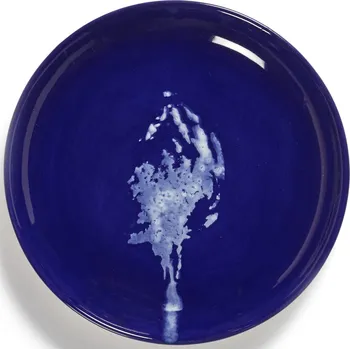 Talíř Serax, Dezertní talíře Feast Artichoke, 16 cm, tmavě modro-bílé, 4 ks. - Formadore