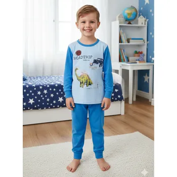Chlapecké oblečení WOLF 2158 Pyžamo chlapecké modré