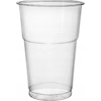 PLASTOVÝ PIVNÍ HRNEK 500ml Pivní Sklenice 50 Ks