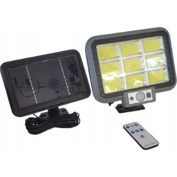 Solární LED reflektor s pohybovým a soumrakovým senzorem 100W