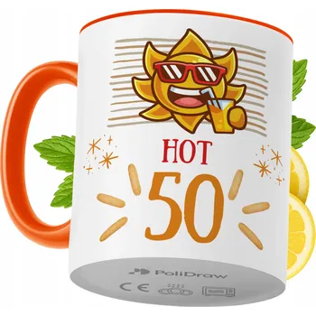 Hrnek Polidraw Hrnek Polidraw Narozeniny50 keramika 330 ml