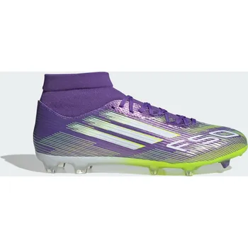Kopačky ADIDAS Kopačky F50 League Mid Firm/Multi-Ground 48 BÍLÁ|FIALOVÁ|ŽLUTÁ