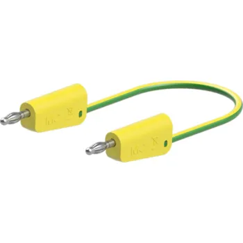 Měřicí kabel STÄUBLI LK-4N-F10-10020 Měřicí šňůra 60VDC 30VAC 19A banánek 4mm-banánek 4mm Dél: 1m