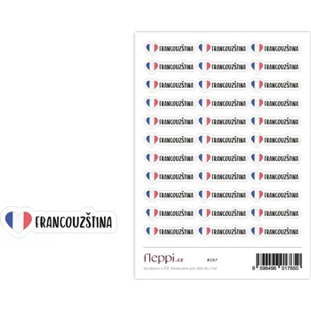 samolepka Fleppi Samolepky Francouzština