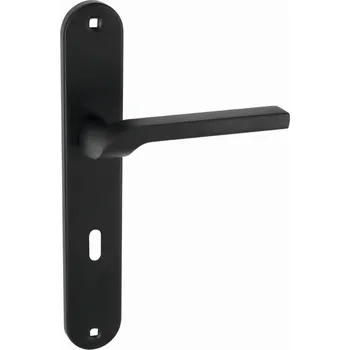 Luga II Dveřní kování, 72 mm, BB, černé&nbsp;R4188011