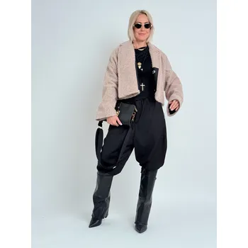 Dámský kabát Miss City Official Béžový kabátek RELEASE Béžová, UNI S-XL