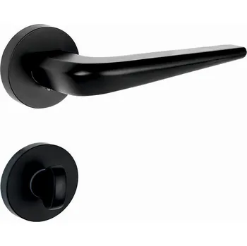 Verdon Dveřní kování, WC, černé&nbsp;R4060411