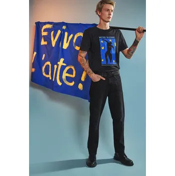 Pánské tričko Bavlněné tričko Medicine RS26-TSM251 černá 99X, vel. M