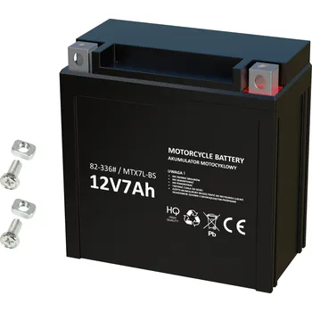 Motobaterie AKUMULÁTOR MOTOCYKLOVÝ XTREME 12V 7Ah BEZÚDRŽBOVÝ QUAD SKÚTR MOTOR ATV