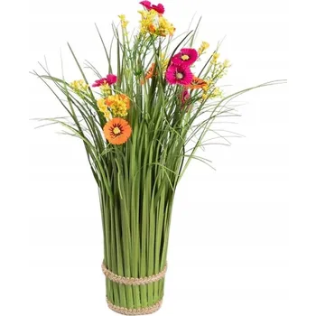 umělá květina Umělá rostlina VENNY fialky oranžovo-fuchsiové 35 cm HOMLA