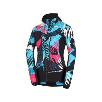 Northfinder Krizna 2 splashprint XXL; Černá bunda + DÁREK DLE VÝBĚRU!