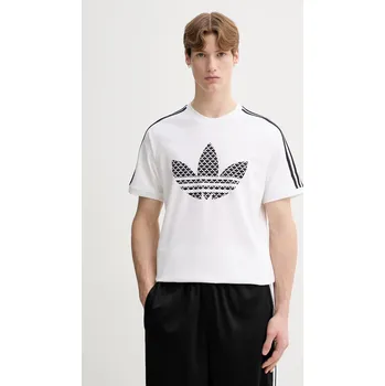 Pánské tričko Bavlněné tričko adidas Originals KD1360 bílá 00X, vel. S