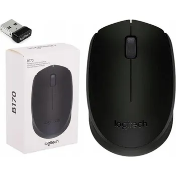 Myš Bezdrátová myš Logitech B170 optická černá USB Wireless Mouse Black