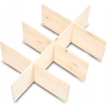 Obraz Dřevěný oddělovač 57x37x15 cm