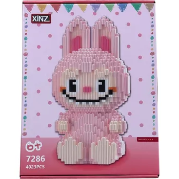 ostatní stavebnice XINZ 7286 Stavebnice Labubu růžový 4023 ks