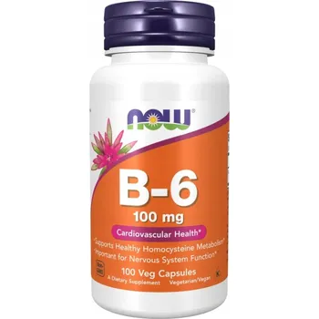 Now Vitamín B-6 100 mg 100 kapslí.