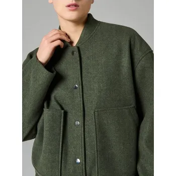 Dámský kabát Sinsay - Bomber bunda se sníženou linií ramen - tmavě zelená - 306HC-79M - 306HC-79M-XXL