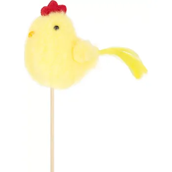 Velikonoční dekorace Velikonoční dekorace žluté kuřátko na tyčce