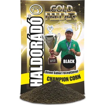 Návnadová surovina Haldorádó Krmítková Směs Gold Feeder 1 kg - Champion Corn Black