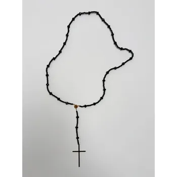 Náhrdelník Voga Móda Růženec HOPE Černá