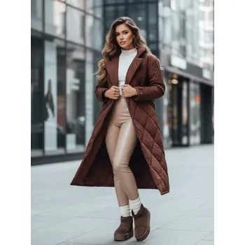 Dámská bunda WARMISSA prošívaná hnědá