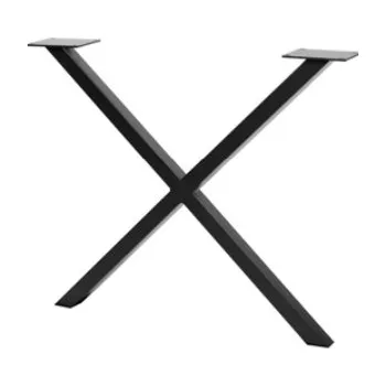 Stolová podnož Stolová podnož INDUSTRIA - X, šířka 820, mat. černá