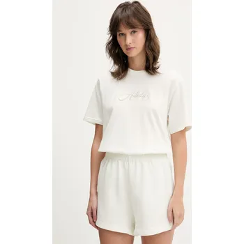 Bavlněné tričko adidas KQ6404 béžová 01X, vel. L