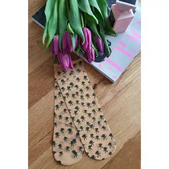 Pánské ponožky Dámské vzorované ponožky Magnetis lycra 20 den Béžová Univerzální