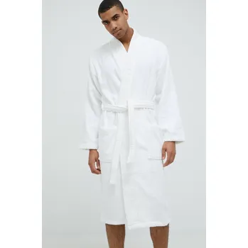 Dámský župan Bavlněný župan BOSS PLAIN.MEN bílá 00A, vel. S
